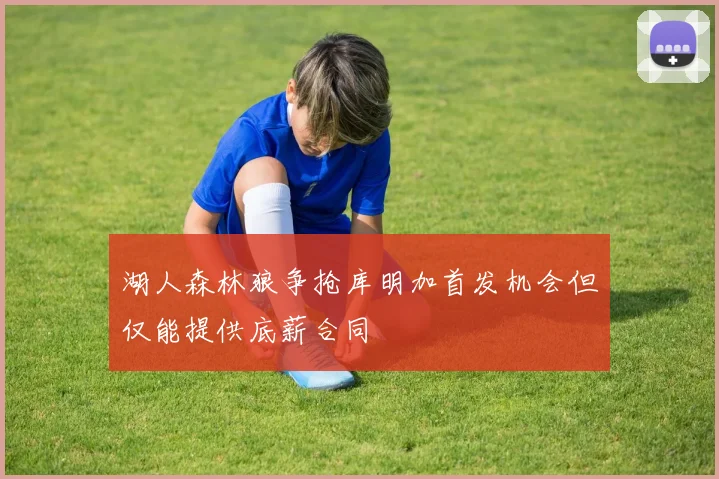 湖人森林狼争抢库明加首发机会但仅能提供底薪合同